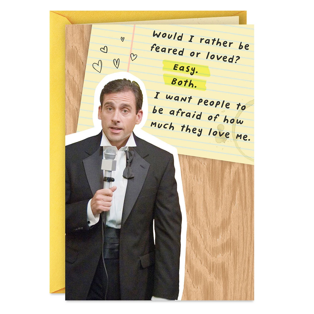 The Office Michael Scott Feared and Loved Funny Birthday Card for only USD 4.49 | Hallmark