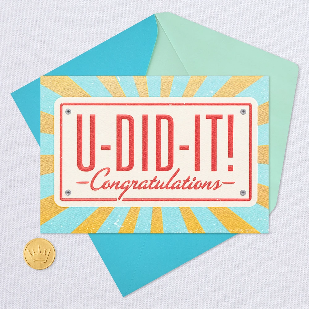 You're Going Places Congratulations Card for only USD 4.59 | Hallmark