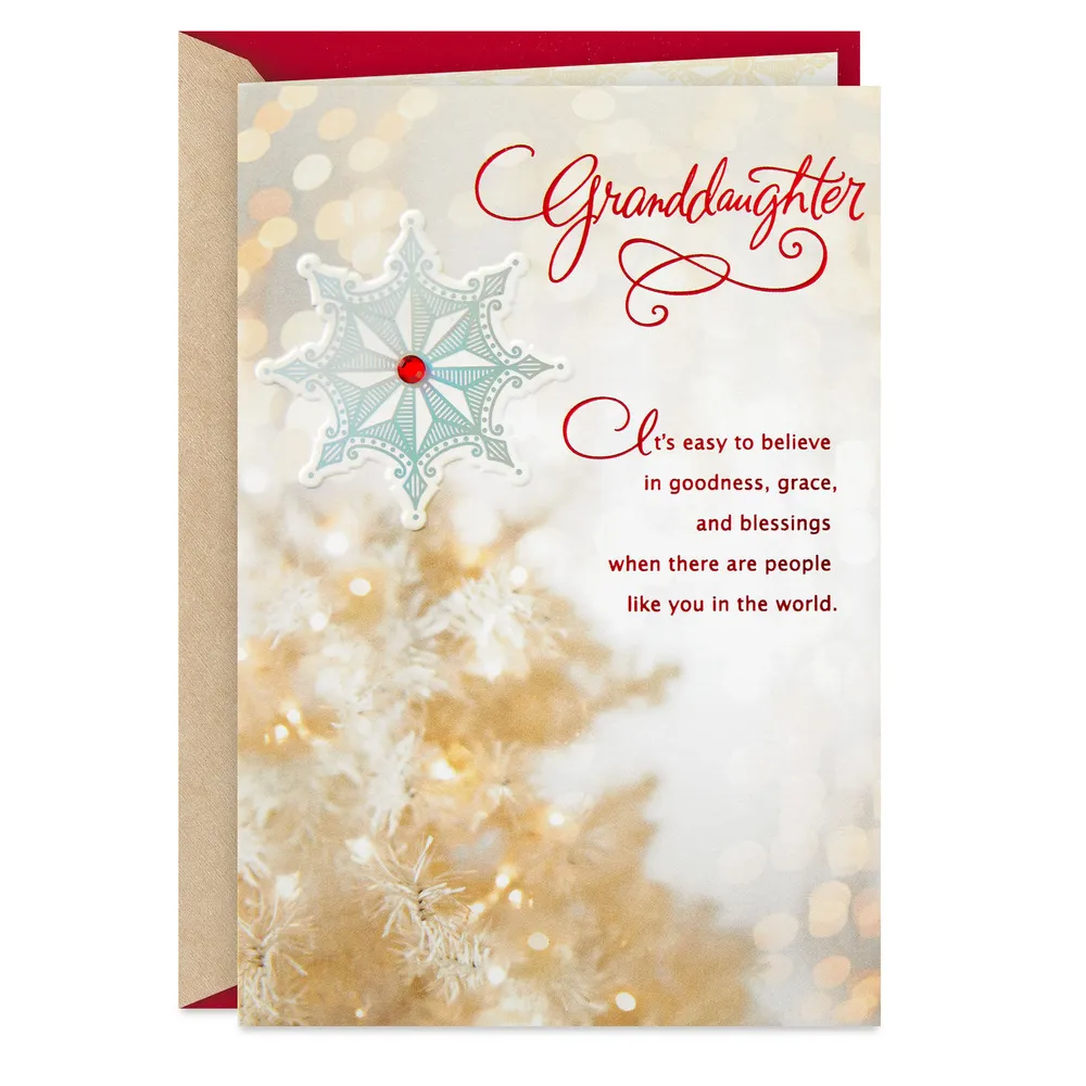 Your Good Heart Shines Christmas Card for Granddaughter for only USD 5.59 | Hallmark