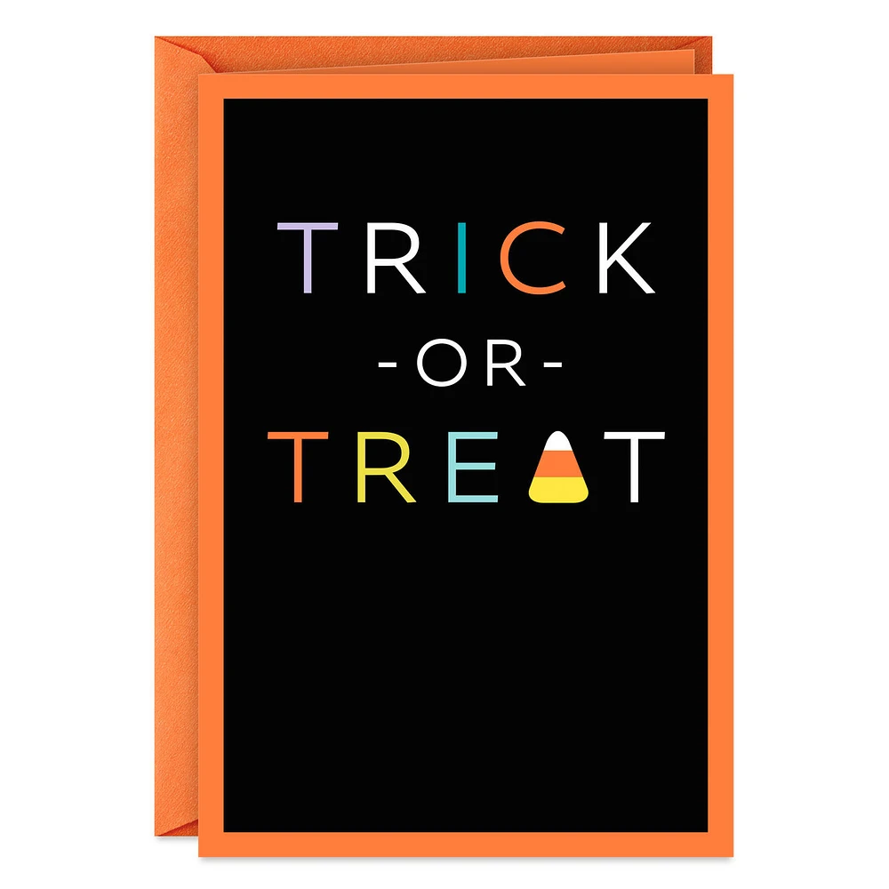 Trick-or-Treat Candy Halloween Card for only USD 0.99 | Hallmark