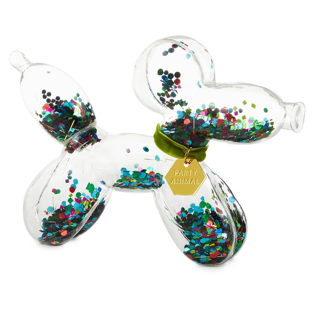 Confetti-Filled Glass Balloon Dog for only USD 29.99 | Hallmark