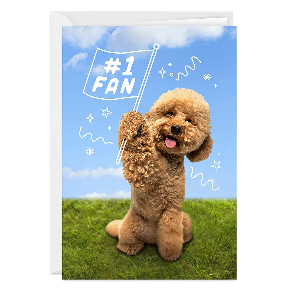 Cute Dog Cheering You On Custom Encouragement Card for only USD 4.99 | Hallmark