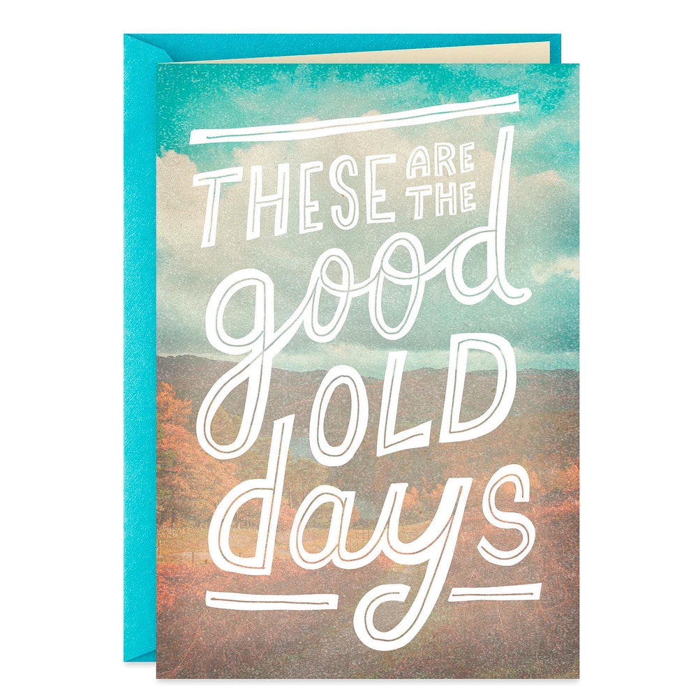 The Good Old Days Funny Birthday Card for only USD 3.99 | Hallmark