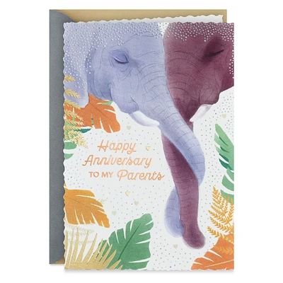 A Day for Celebrating Anniversary Card for Parents for only USD 5.99 | Hallmark