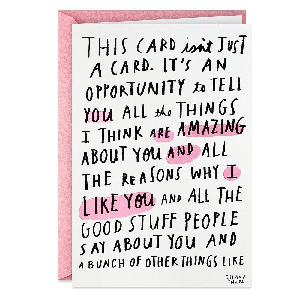 You're So Great I Ran Out of Room Funny Birthday Card for only USD 4.49 | Hallmark