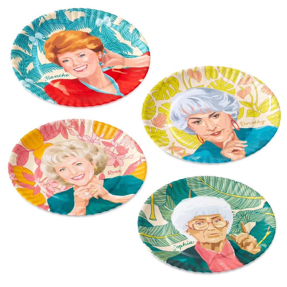 The Golden Girls Appetizer Plates, Set of 4 for only USD 19.99 | Hallmark