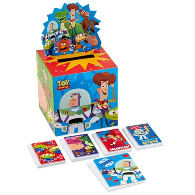 Disney and Pixar Toy Story Kids Classroom Valentines Set With Cards and Mailbox for only USD 14.99 | Hallmark
