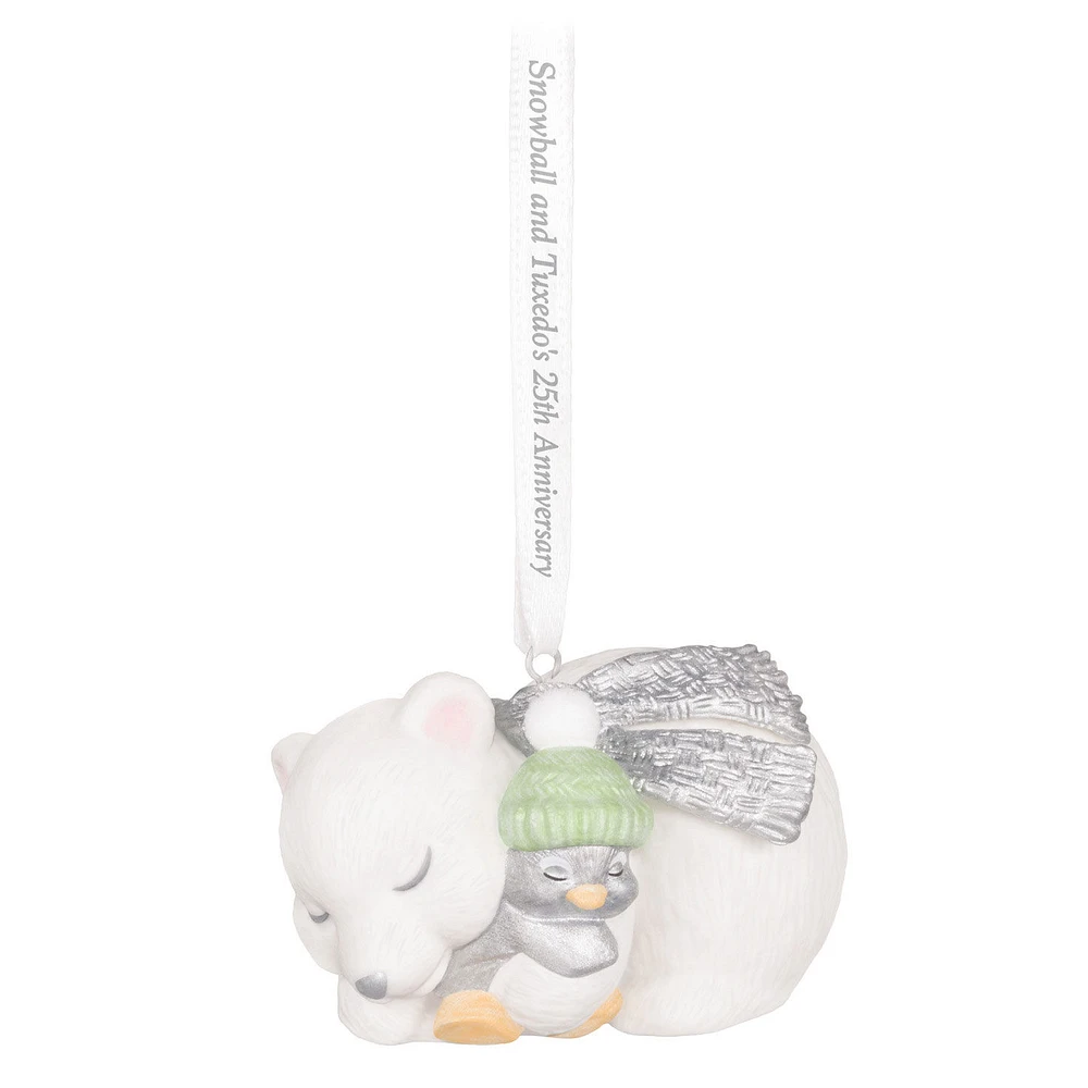 25th Anniversary Snowball and Tuxedo Porcelain Ornament for only USD 37.99 | Hallmark