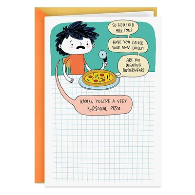 Overly Personal Pizza Funny Birthday Card for only USD 3.99 | Hallmark