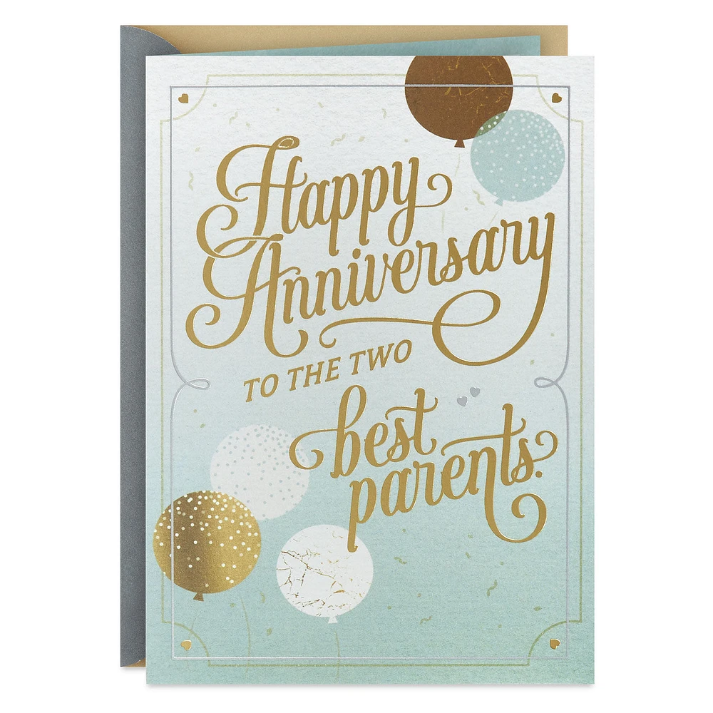 We Look Up to Your Love Anniversary Card for Parents for only USD 4.99 | Hallmark