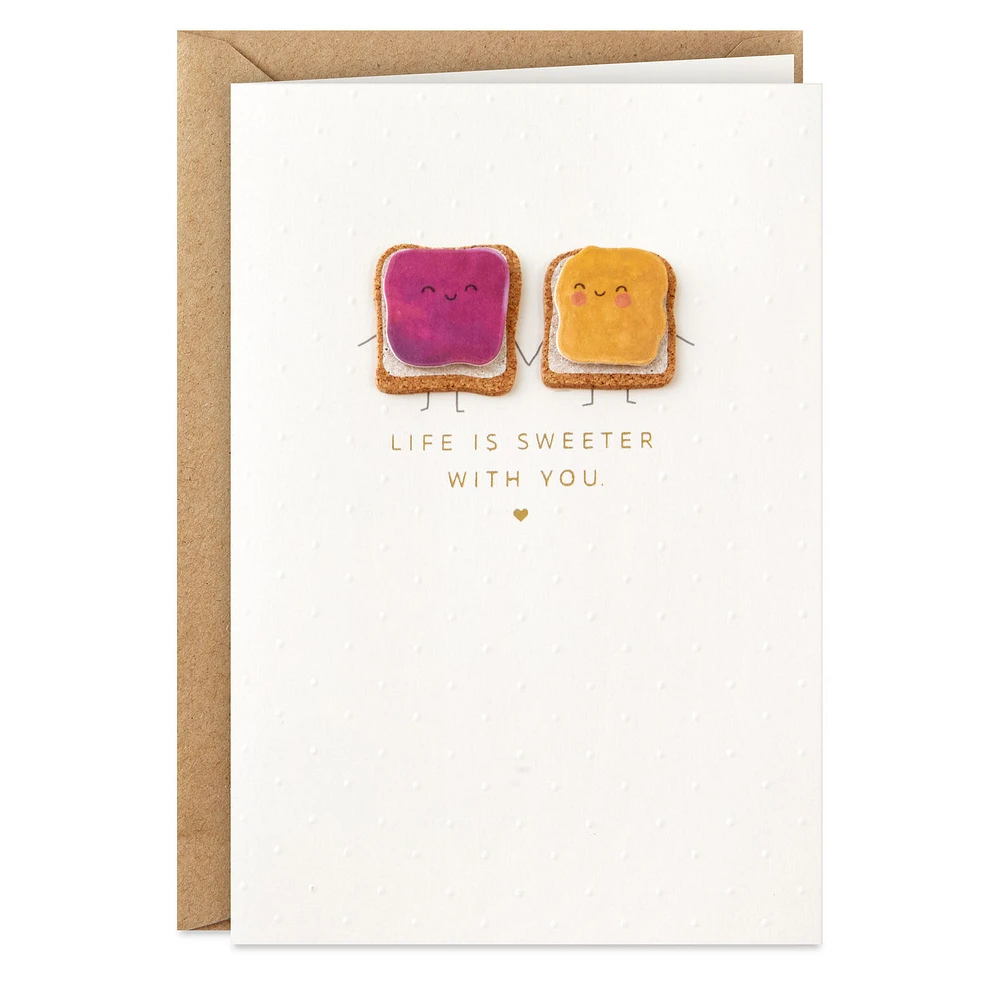 Life Is Sweeter With You Romantic Anniversary Card for only USD 8.59 | Hallmark