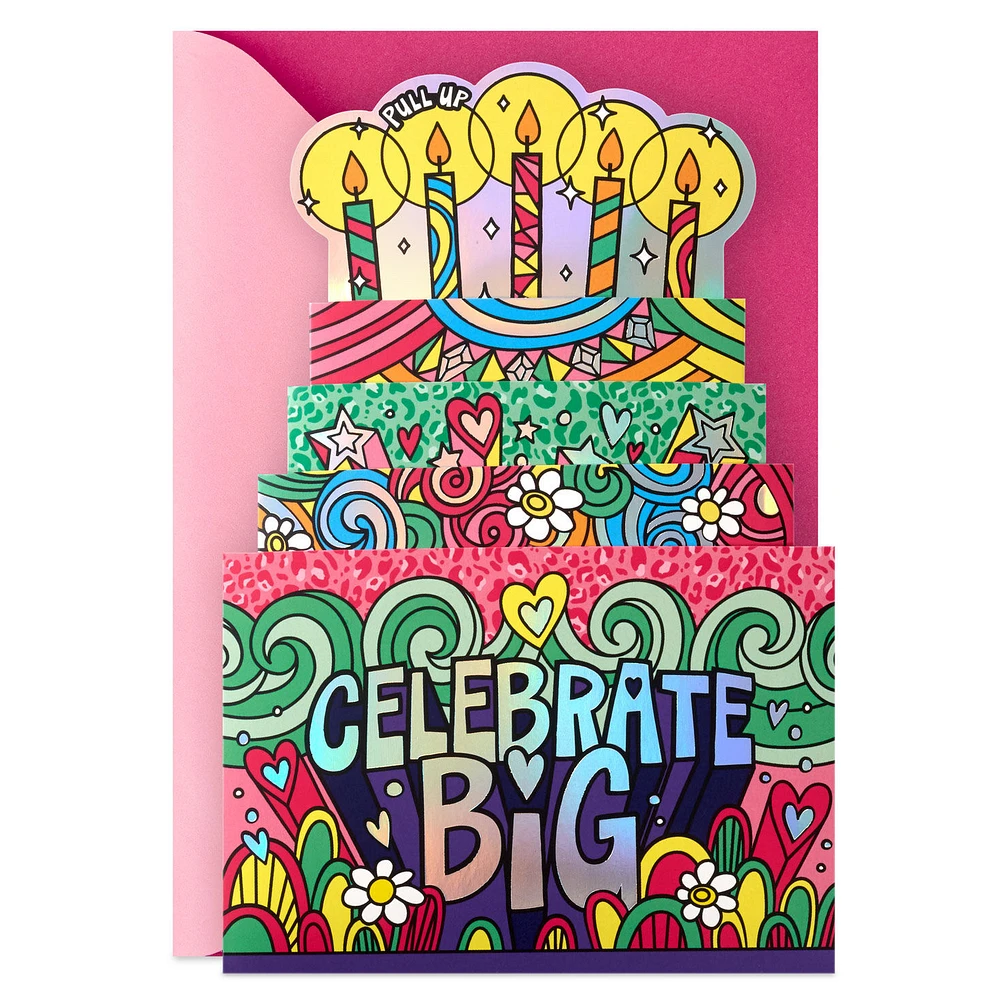 Celebrate Big Pop-Up Musical Birthday Card for Kids for only USD 9.99 | Hallmark
