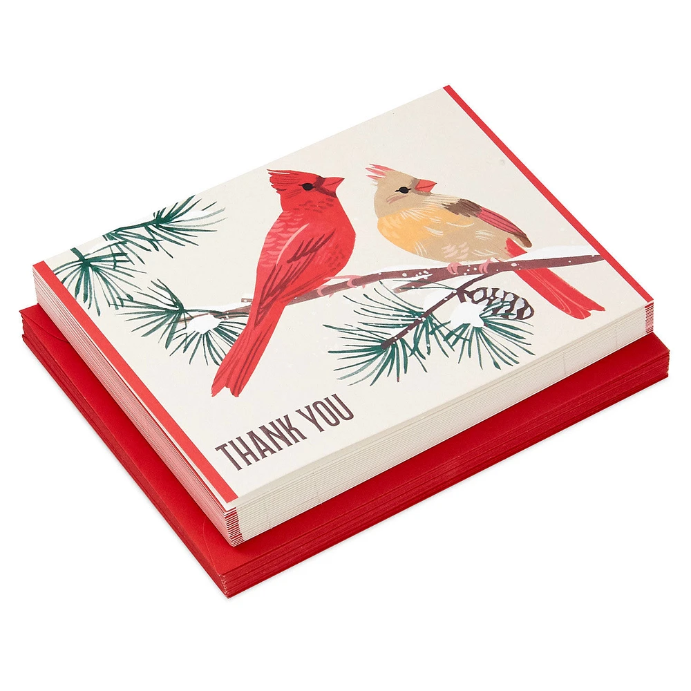 Cardinals in Snow Blank Thank-You Cards, Pack of 20 for only USD 10.99 | Hallmark