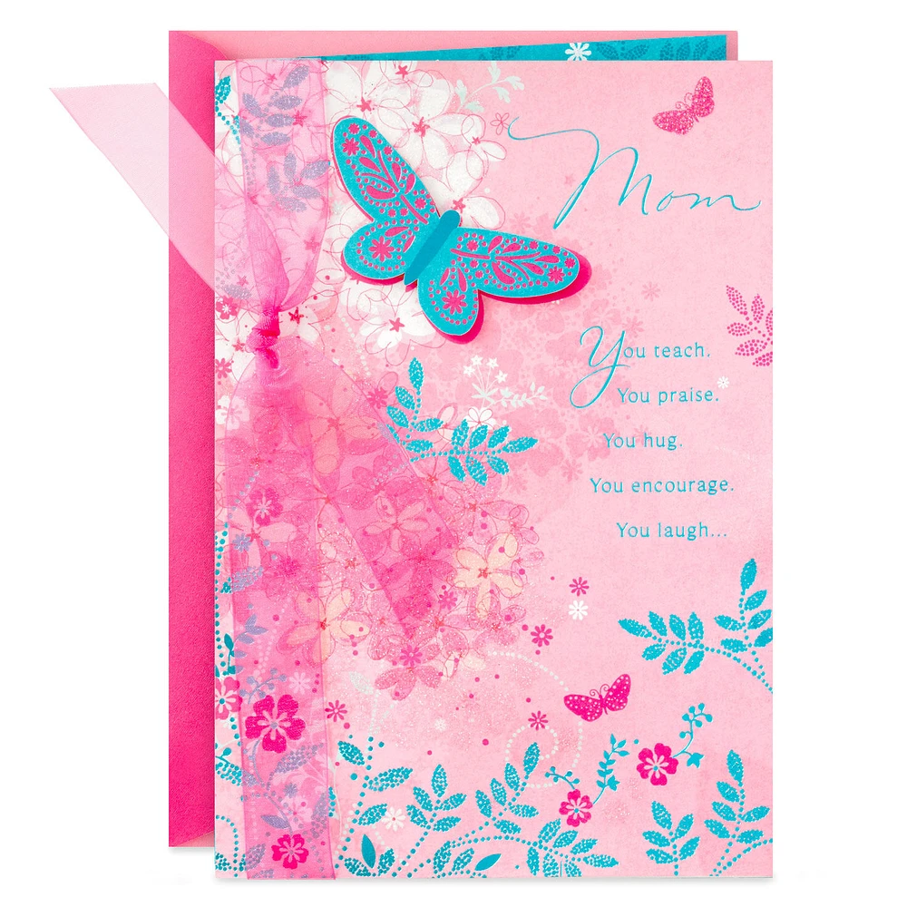 Thankful for You Butterfly Birthday Card for Mom for only USD 6.59 | Hallmark