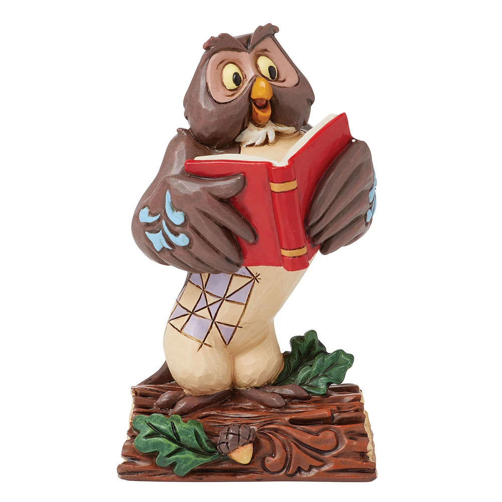 Jim Shore Disney Winnie the Pooh Owl With Book Mini Figurine, 3.5" for only USD 29.99 | Hallmark