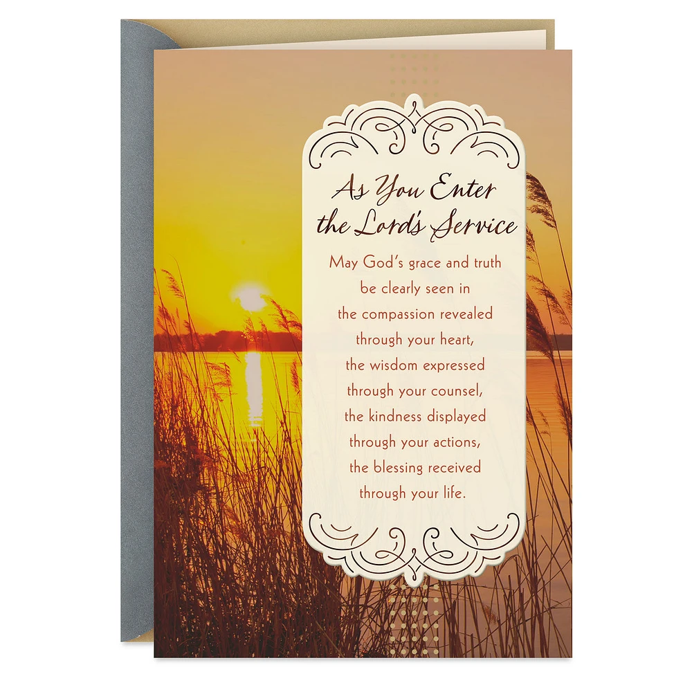 As You Enter the Lord's Service Religious Congratulations Card for only USD 3.99 | Hallmark