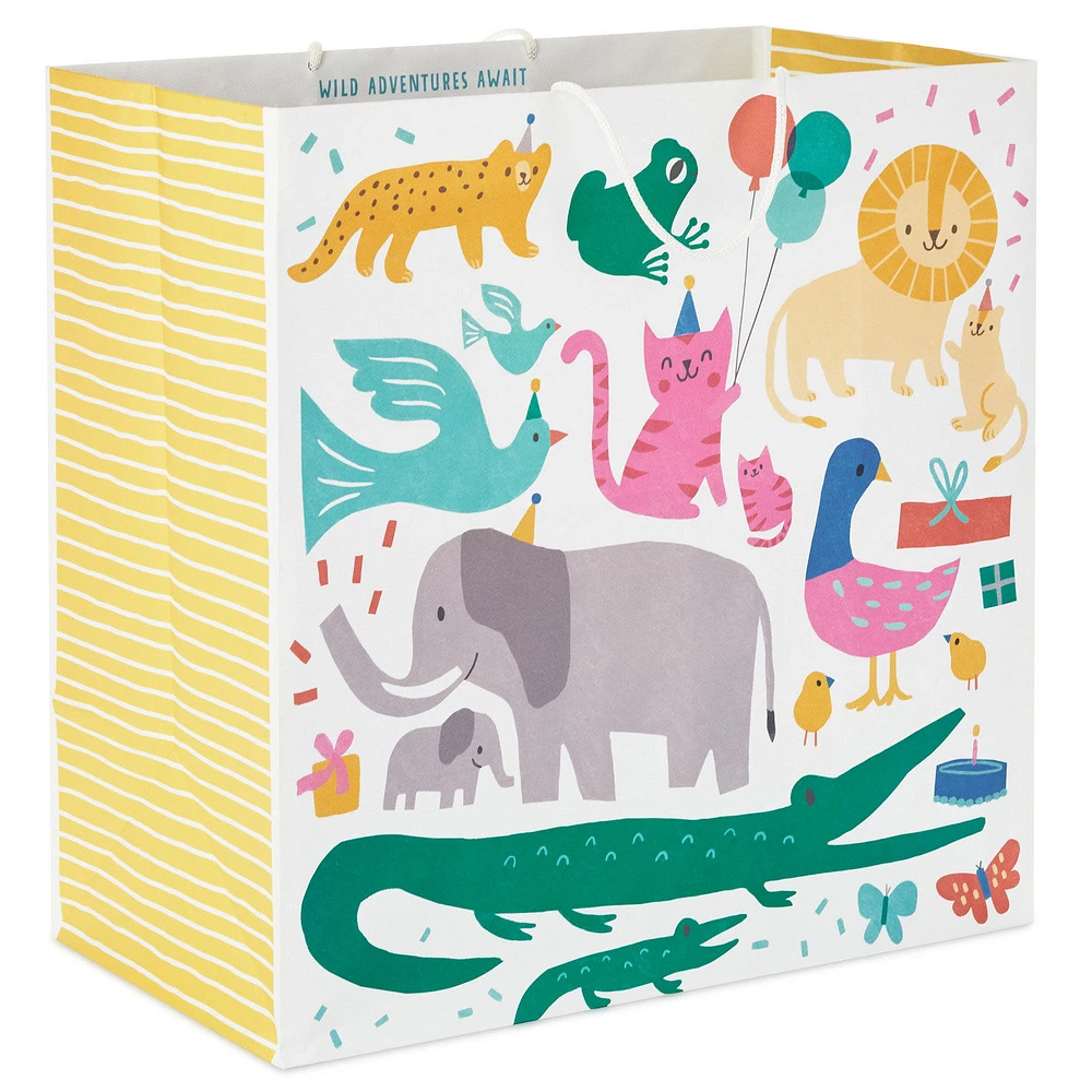 15" Zoo Animals Extra-Deep Gift Bag for only USD 5.99 | Hallmark
