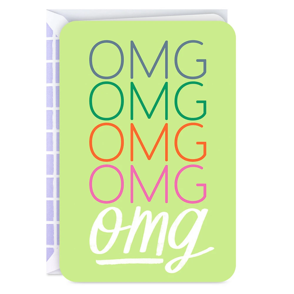 OMG Congratulations Card for only USD 2.99 | Hallmark
