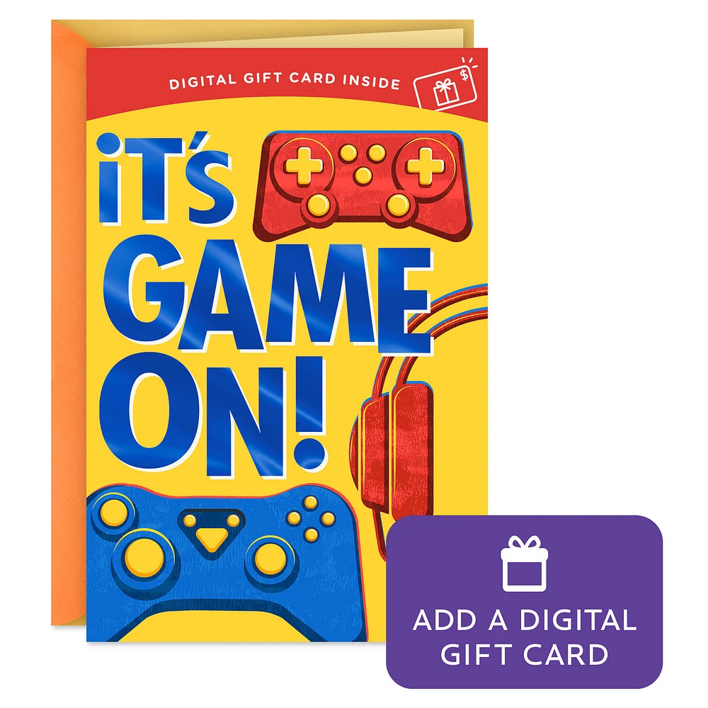 Game On Gift Card Greeting Birthday Card for Kids for only USD 4.99 | Hallmark