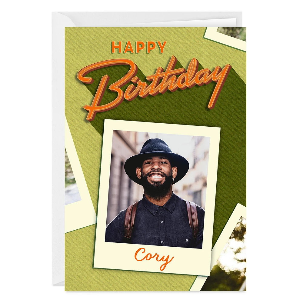 Retro Lettering Custom Birthday Card for only USD 4.99 | Hallmark