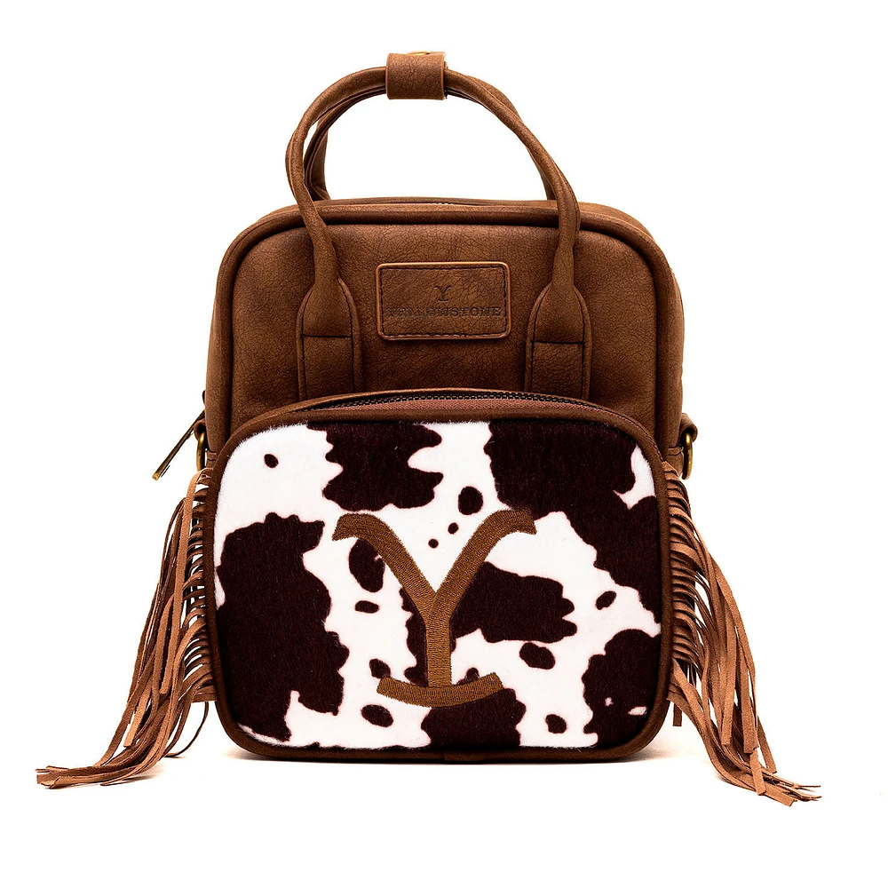Buckle-Down Yellowstone Dutton Ranch Faux Cowhide Crossbody Bag for only USD 50.00 | Hallmark