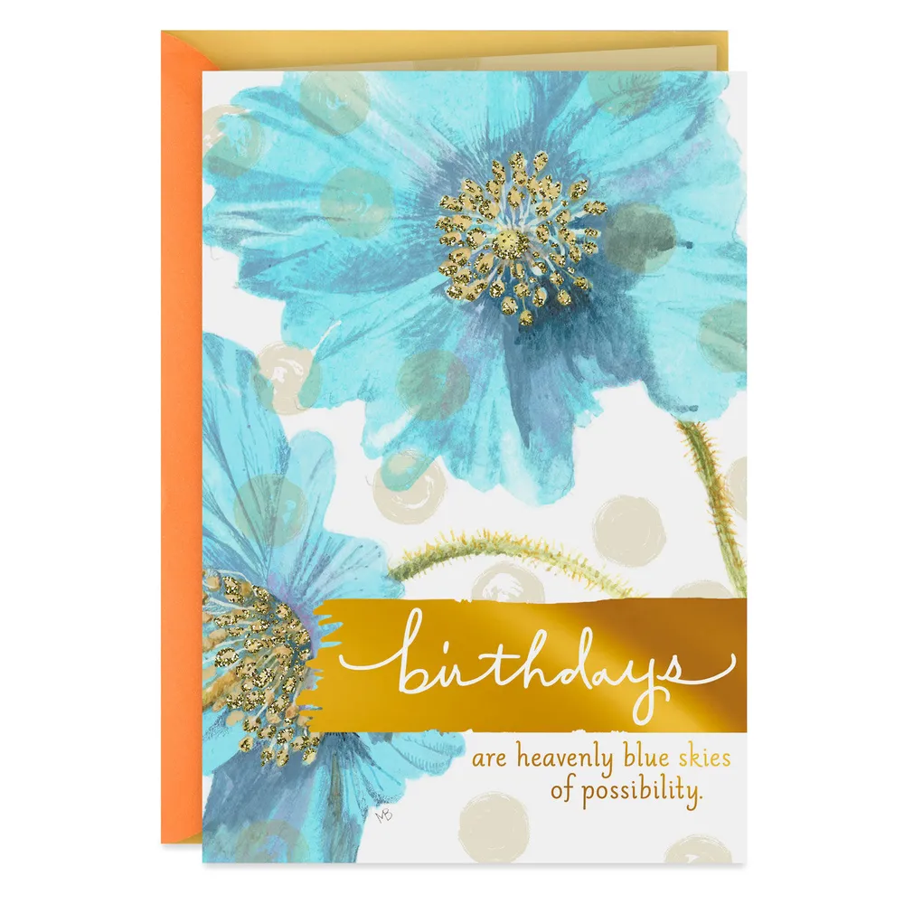 Marjolein Bastin Blue Skies of Possibility Birthday Card for only USD 3.99 | Hallmark