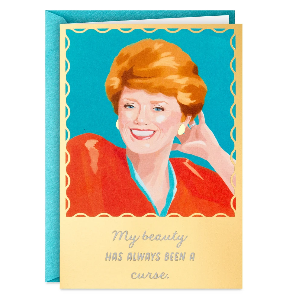 The Golden Girls Blanche My Beauty Is a Curse Funny Birthday Card for only USD 4.49 | Hallmark