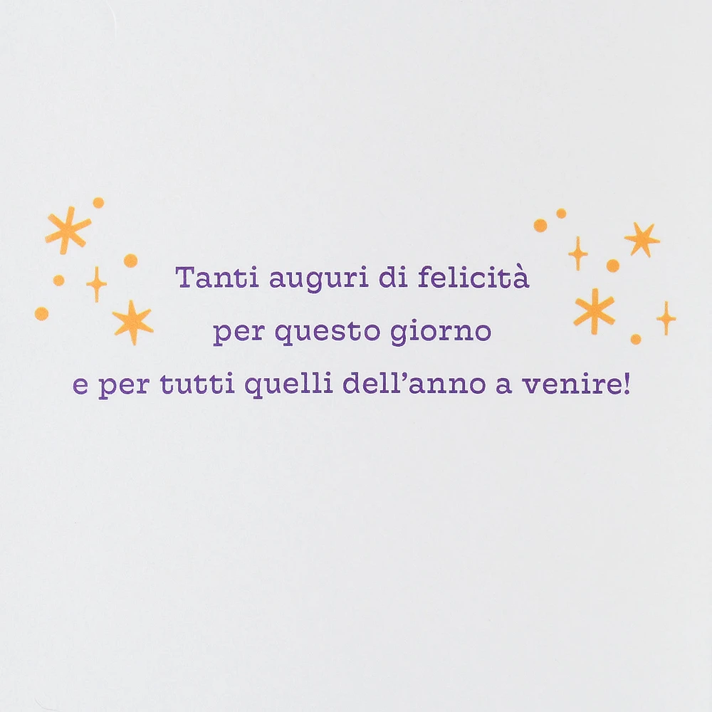 Lots of Happiness Italian-Language Birthday Card for only USD 2.99 | Hallmark