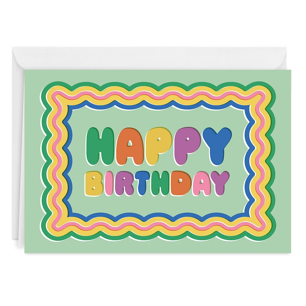 Bold Bubble Ripples Custom Birthday Card for only USD 4.99 | Hallmark