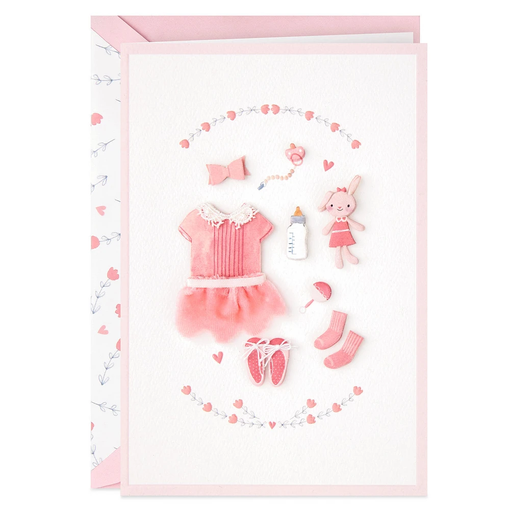 Sweet Reason to Celebrate New Baby Girl Card for only USD 8.59 | Hallmark