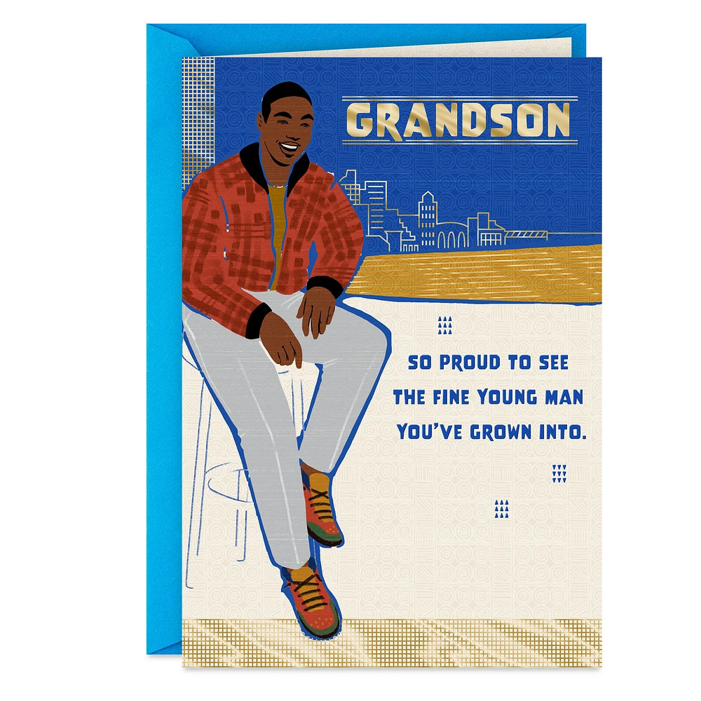 Blessings for a Fine Young Man Birthday Card for Grandson for only USD 2.99 | Hallmark