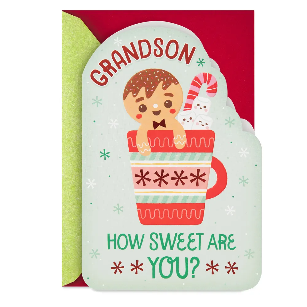 Sweeter Than Candy Canes Christmas Card for Grandson for only USD 3.59 | Hallmark
