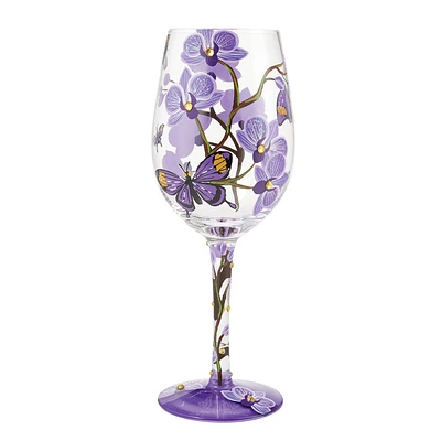 Lolita Butterfly Jubilee Handpainted Wine Glass, 15 oz. for only USD 34.99 | Hallmark