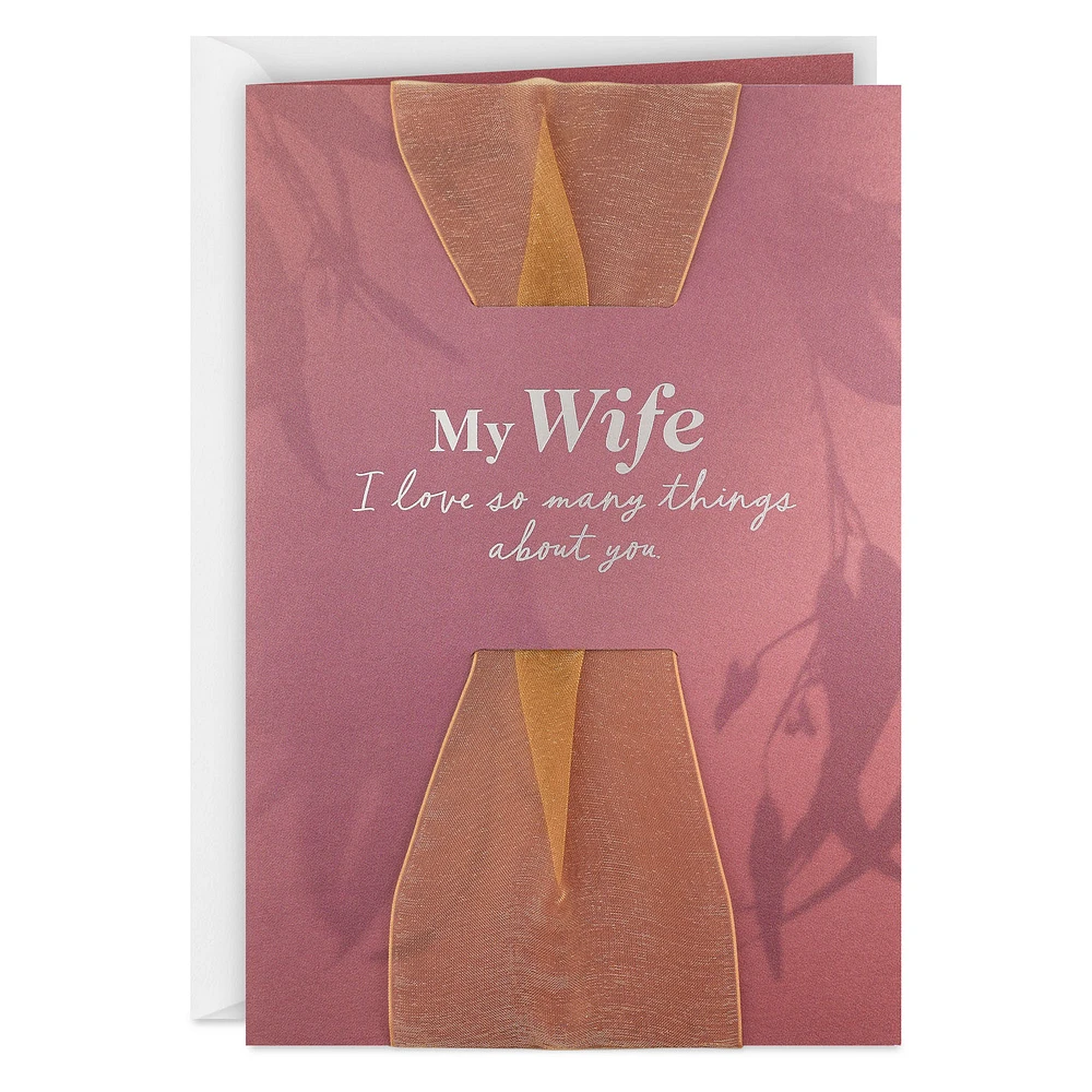 I Love So Many Things About You Birthday Card for Wife for only USD 7.59 | Hallmark