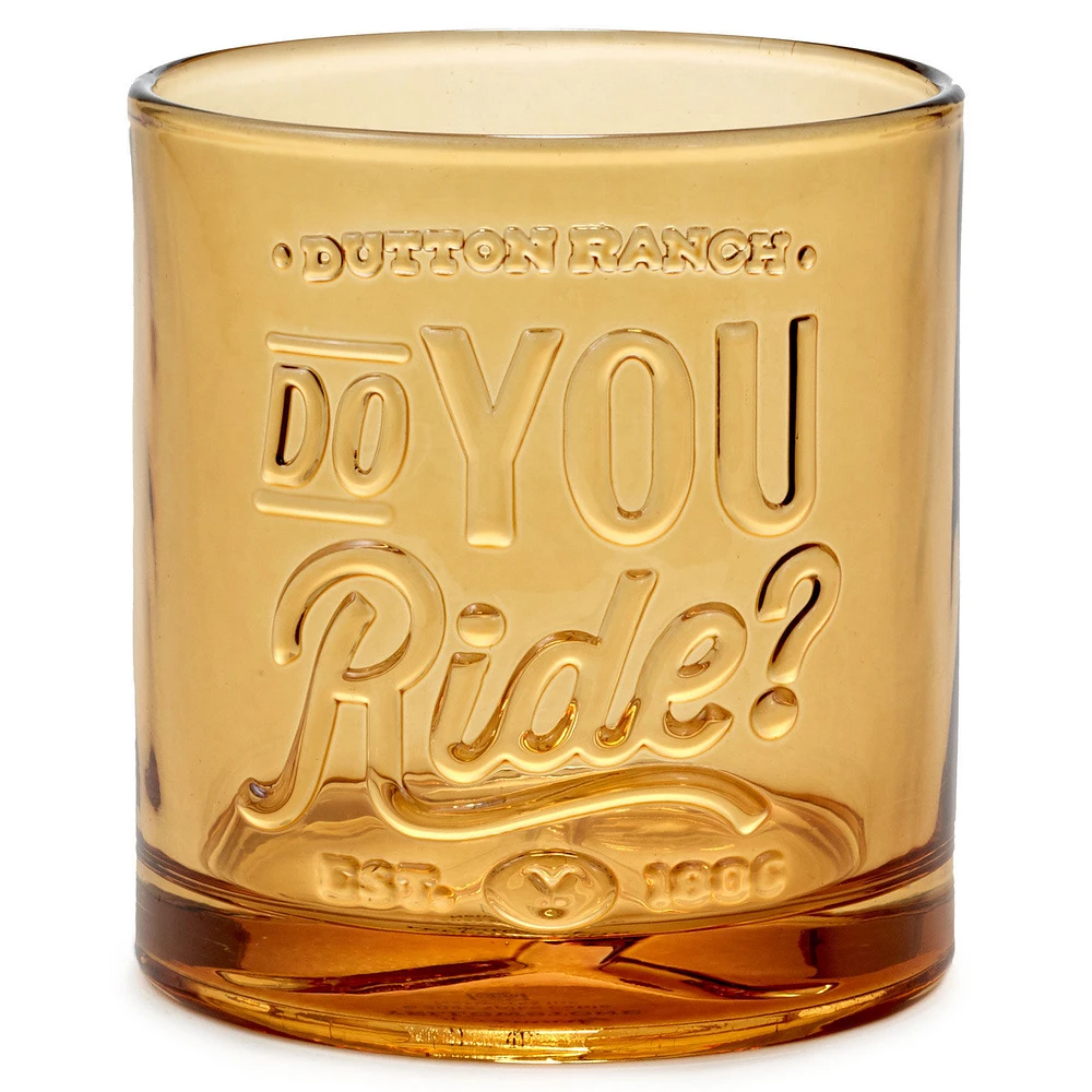 Yellowstone Dutton Ranch Do You Ride? Lowball Glass, 9.5 oz. for only USD 19.99 | Hallmark