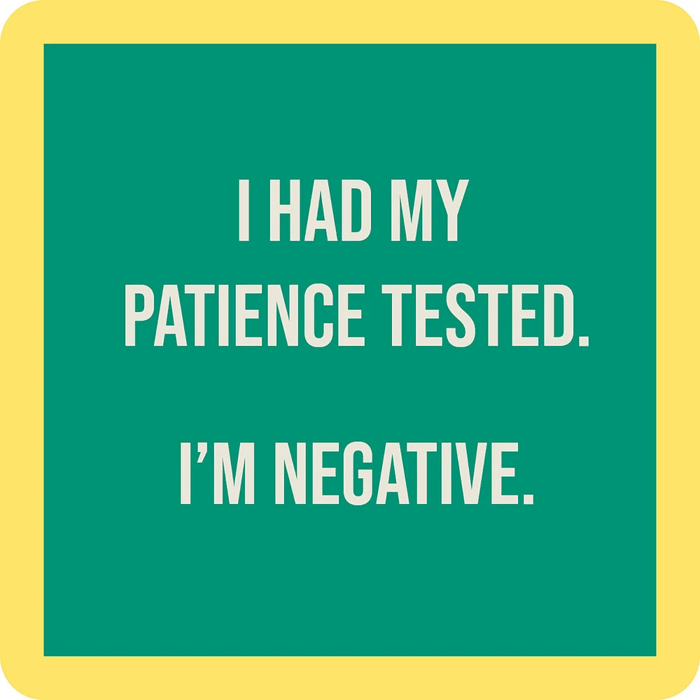 Drinks on Me I'm Negative Funny Coaster for only USD 4.99 | Hallmark