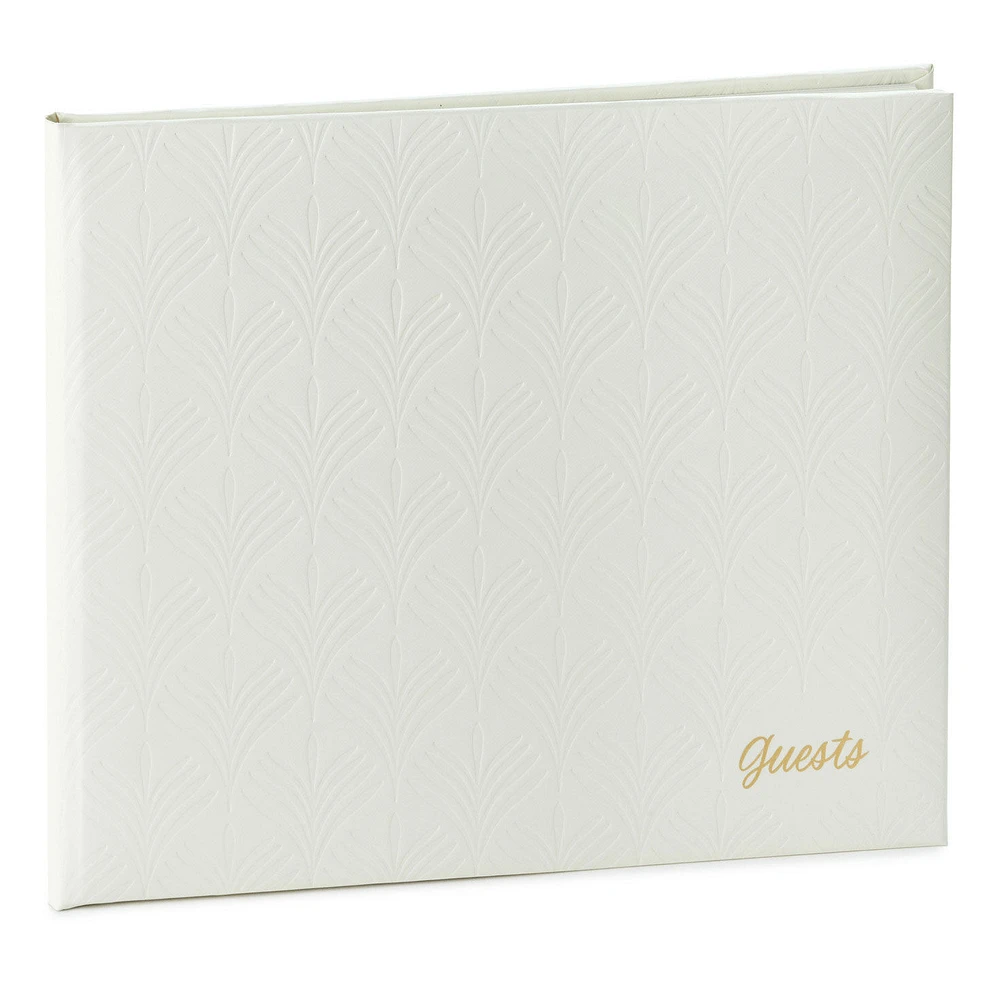 Ivory Botanical Pattern Guest Book for only USD 19.99 | Hallmark