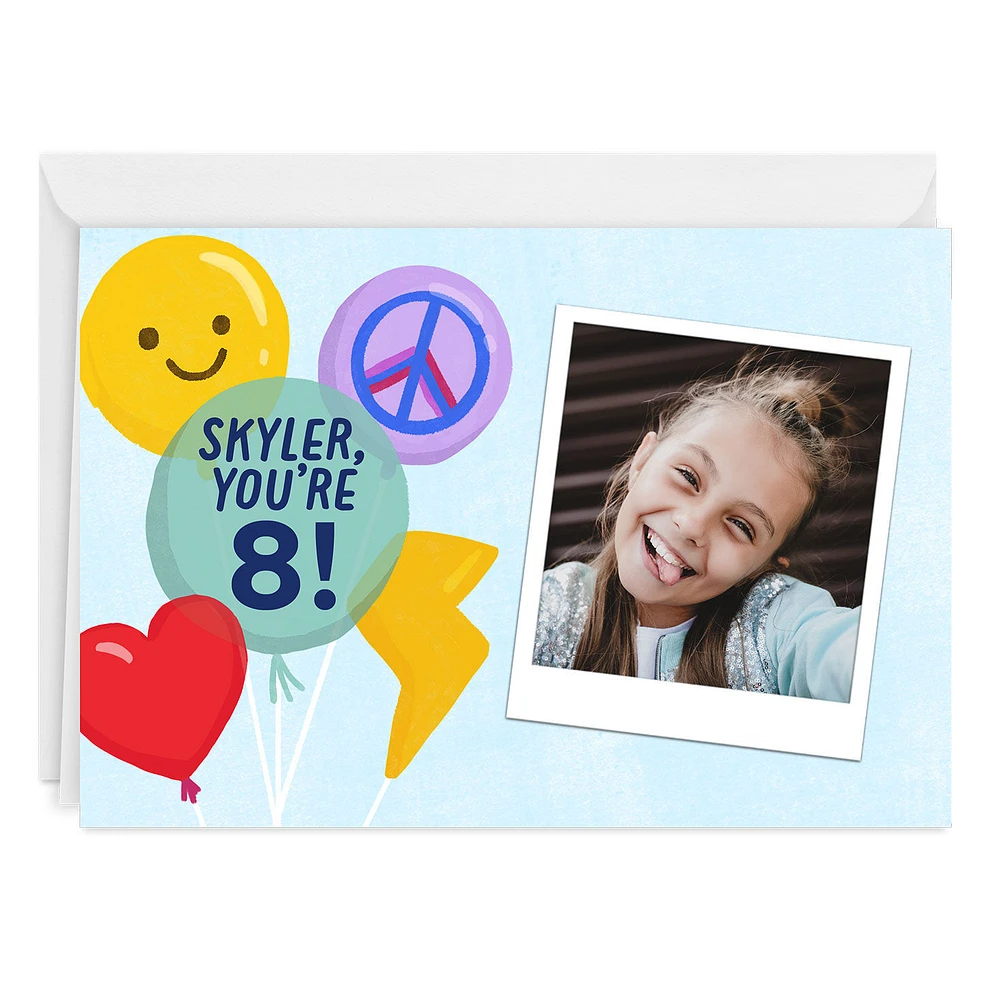 Personalized Balloons Celebration Photo Card for only USD 4.99 | Hallmark