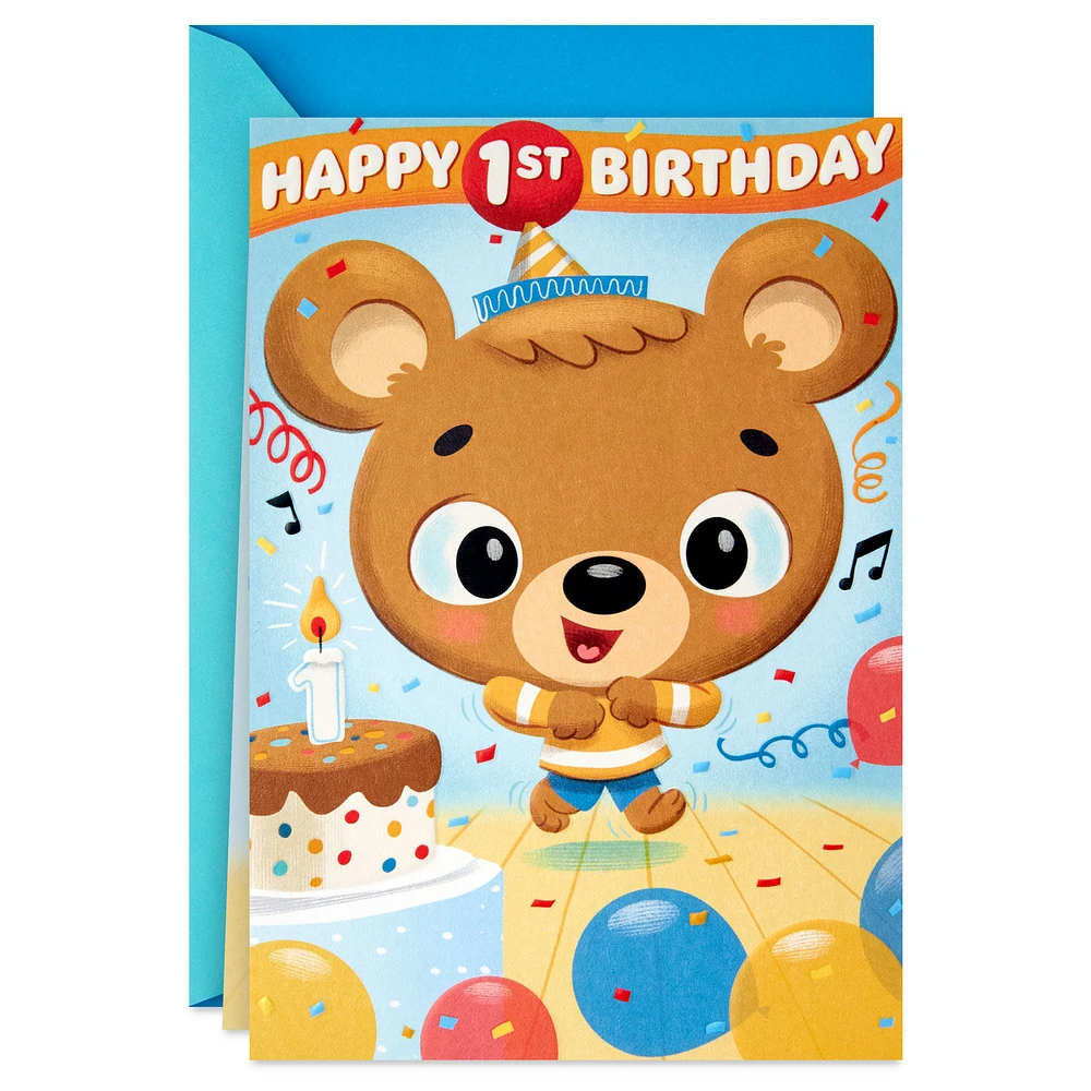 Loved From Head to Toe Pop-Up First Birthday Card for Boy for only USD 5.99 | Hallmark