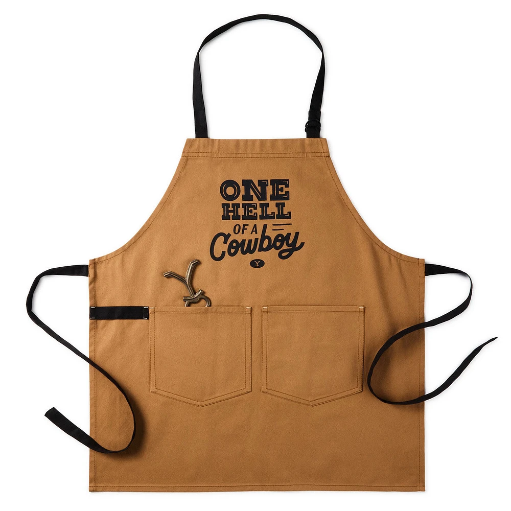 Yellowstone One Hell of a Cowboy Apron and Bottle Opener for only USD 34.99 | Hallmark