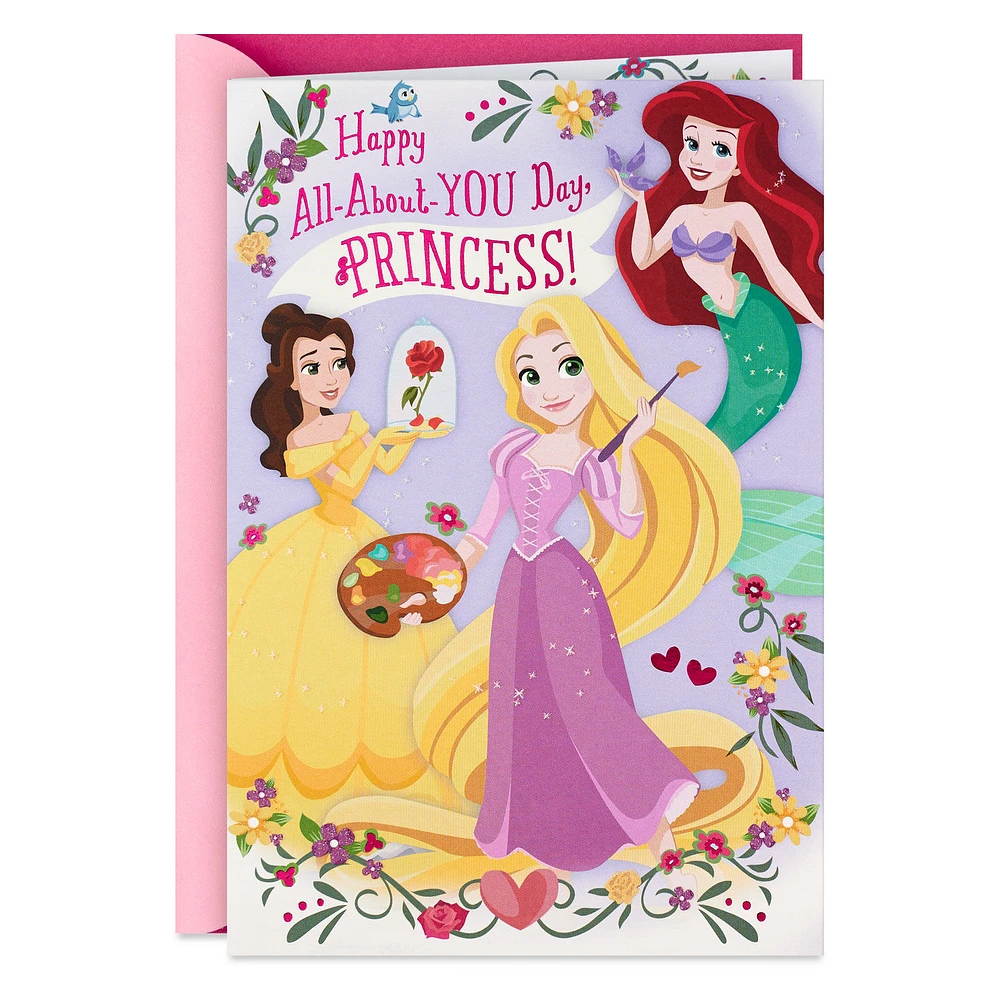 Disney Princesses All-About-You-Day Birthday Card with Door Hanger for only USD 5.59 | Hallmark