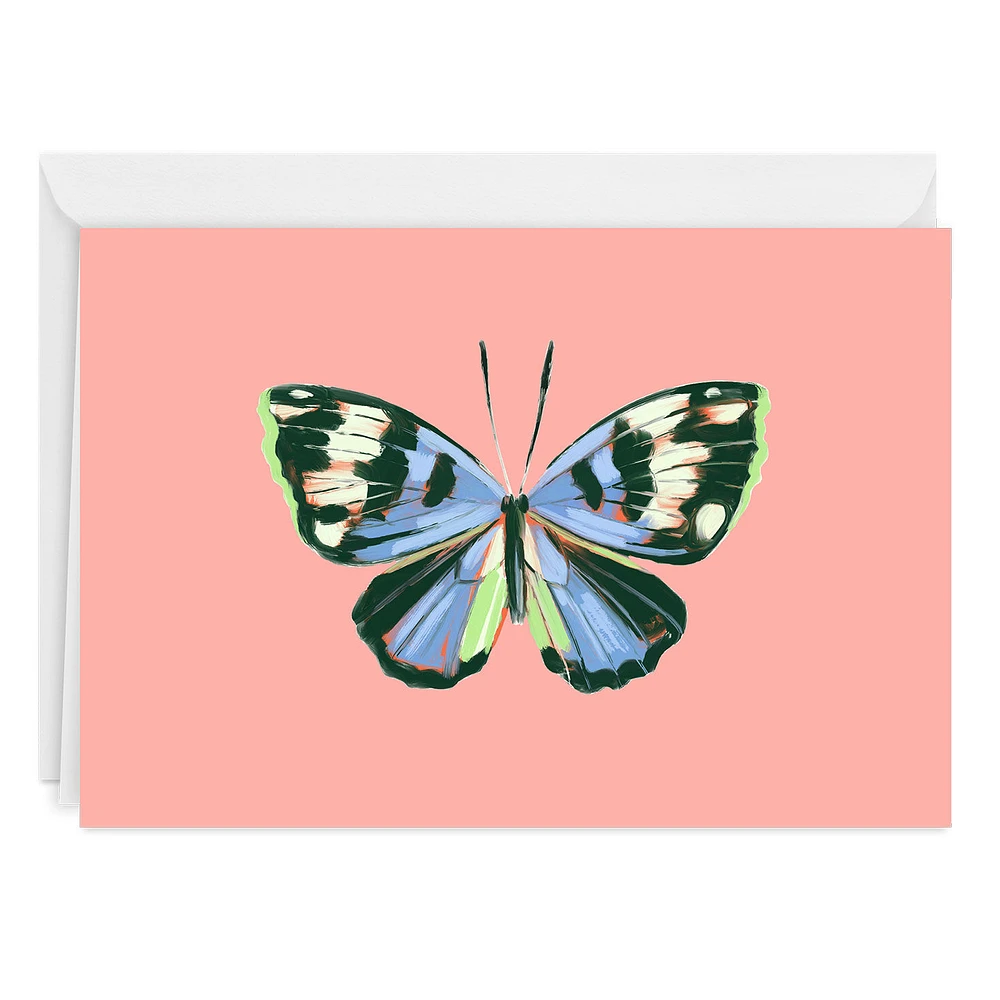 Blue Butterfly Custom Thinking of You Card for only USD 4.99 | Hallmark