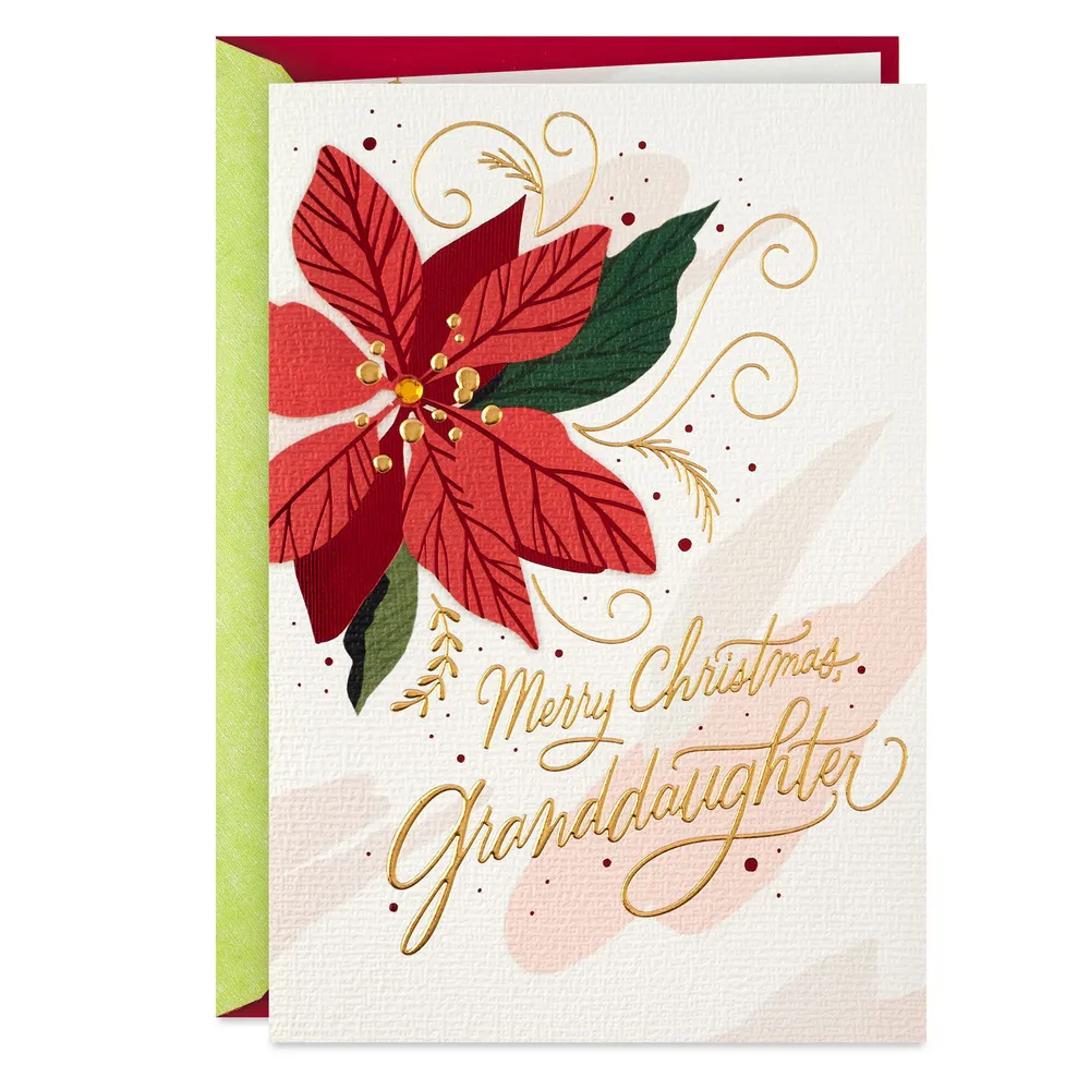 You're Amazing and Loved Christmas Card for Granddaughter for only USD 5.99 | Hallmark