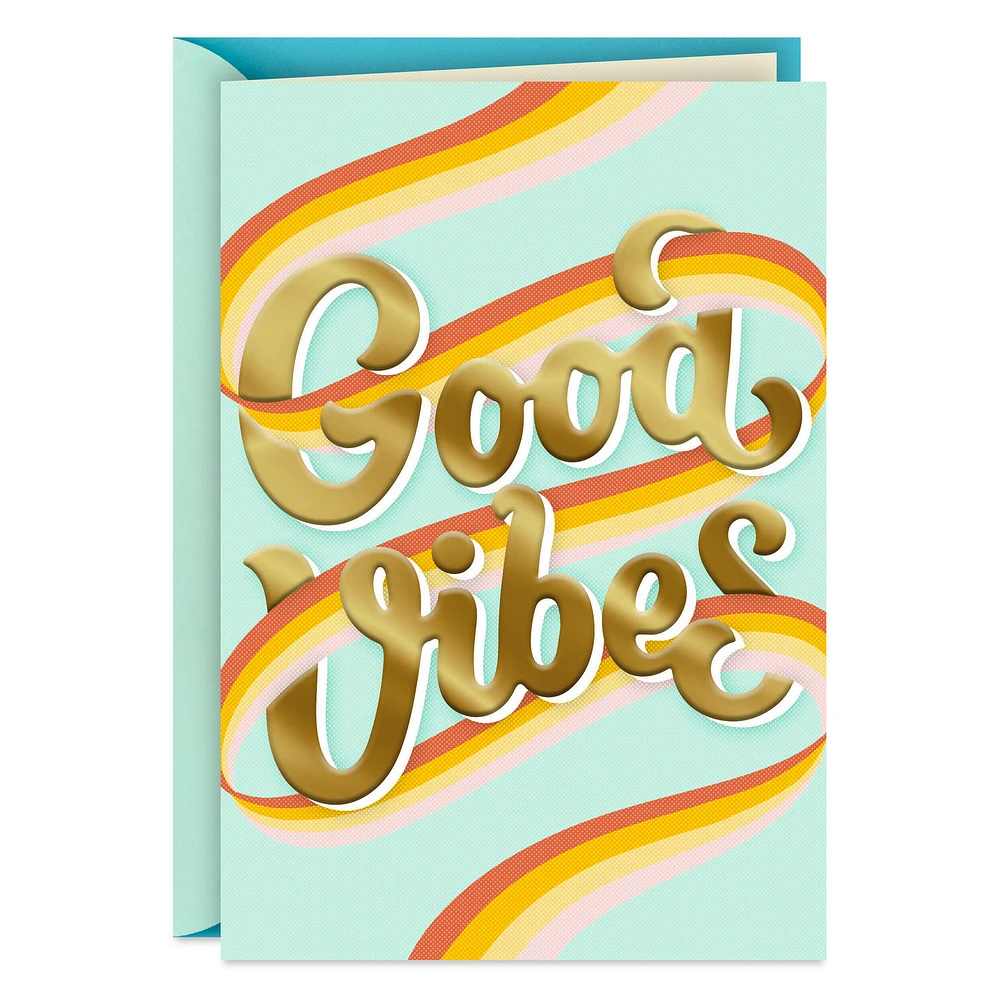 Good Vibes Encouragement Card for only USD 3.59 | Hallmark