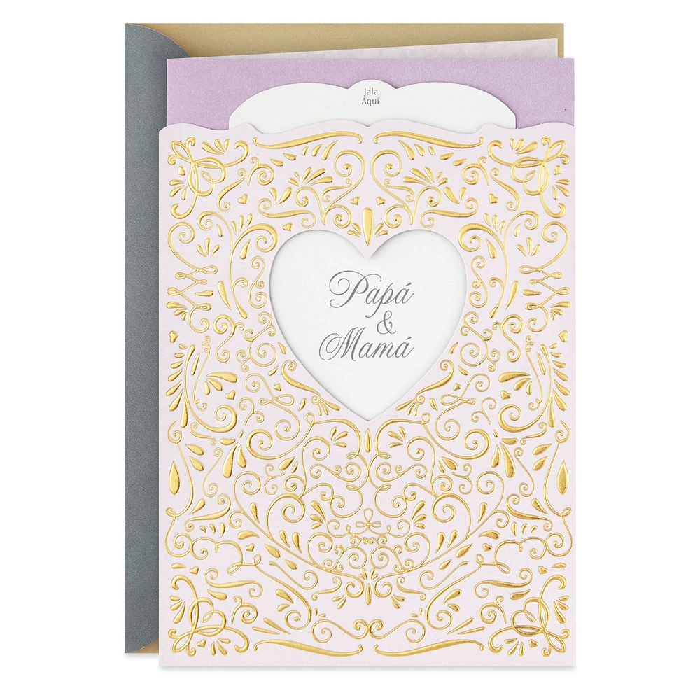Heart of Our Family Spanish-Language Anniversary Card for Papá & Mamá With Keepsake Sentiment for only USD 4.99 | Hallmark