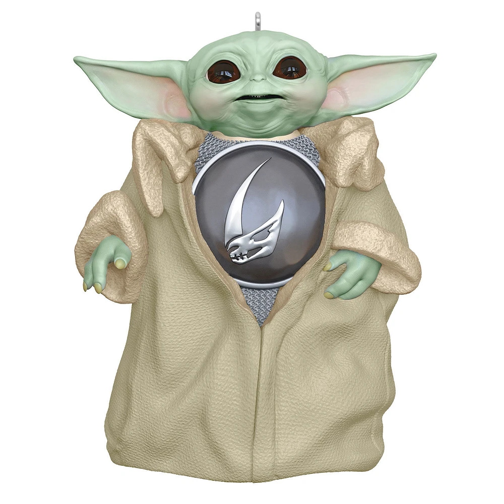 Star Wars: The Mandalorian™ Grogu™ With Mudhorn Signet Ornament for only USD 24.99 | Hallmark