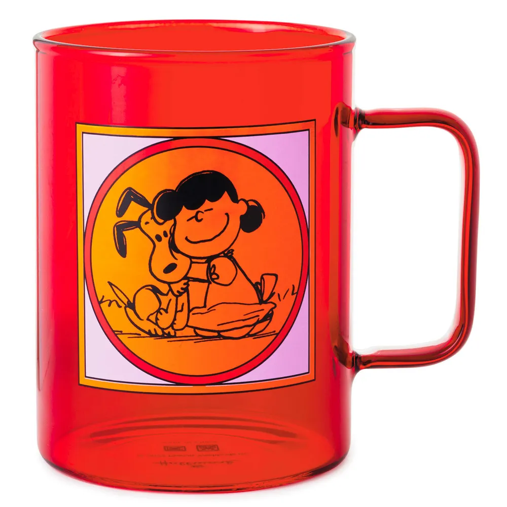 Peanuts® Happiness Is a Warm Puppy Glass Mug, 20 oz. for only USD 16.99 | Hallmark