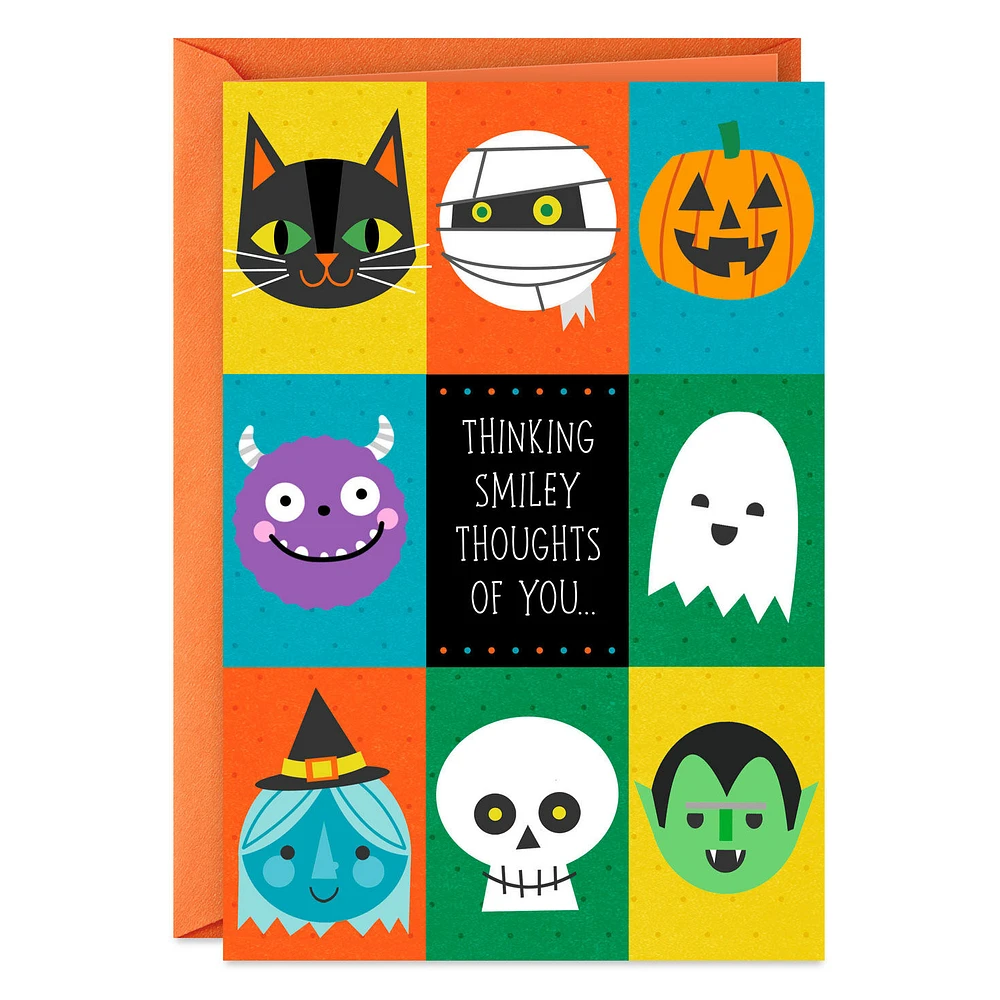 Thinking Smiley Thoughts of You Halloween Card for only USD 2.00 | Hallmark