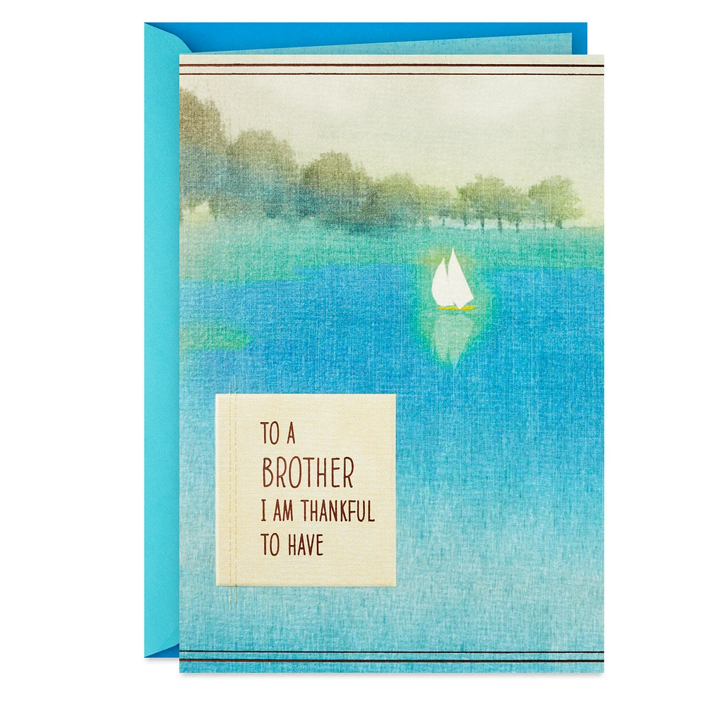 Thankful for You Birthday Card for Brother From Sister for only USD 5.59 | Hallmark
