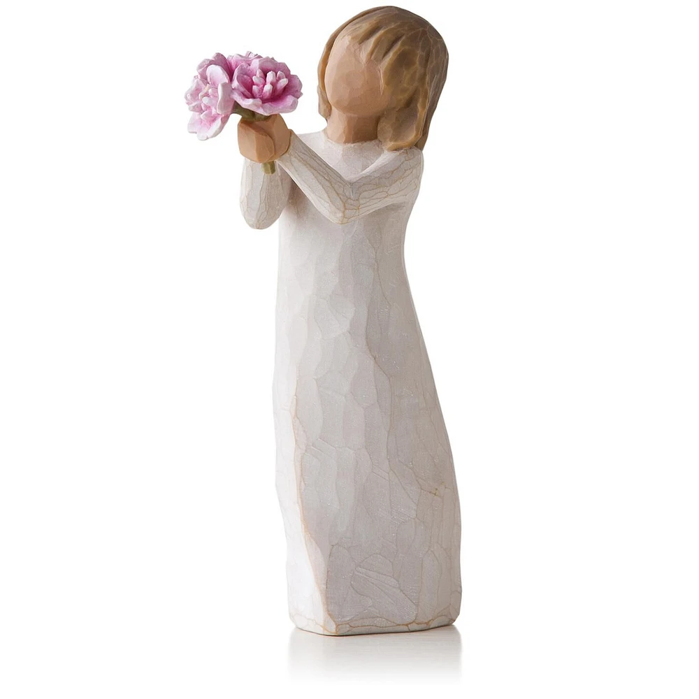 Willow Tree® Pink Peonies Thank You Flowers Figurine for only USD 39.99 | Hallmark